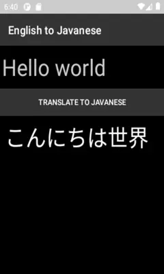 English to Javanese android App screenshot 3